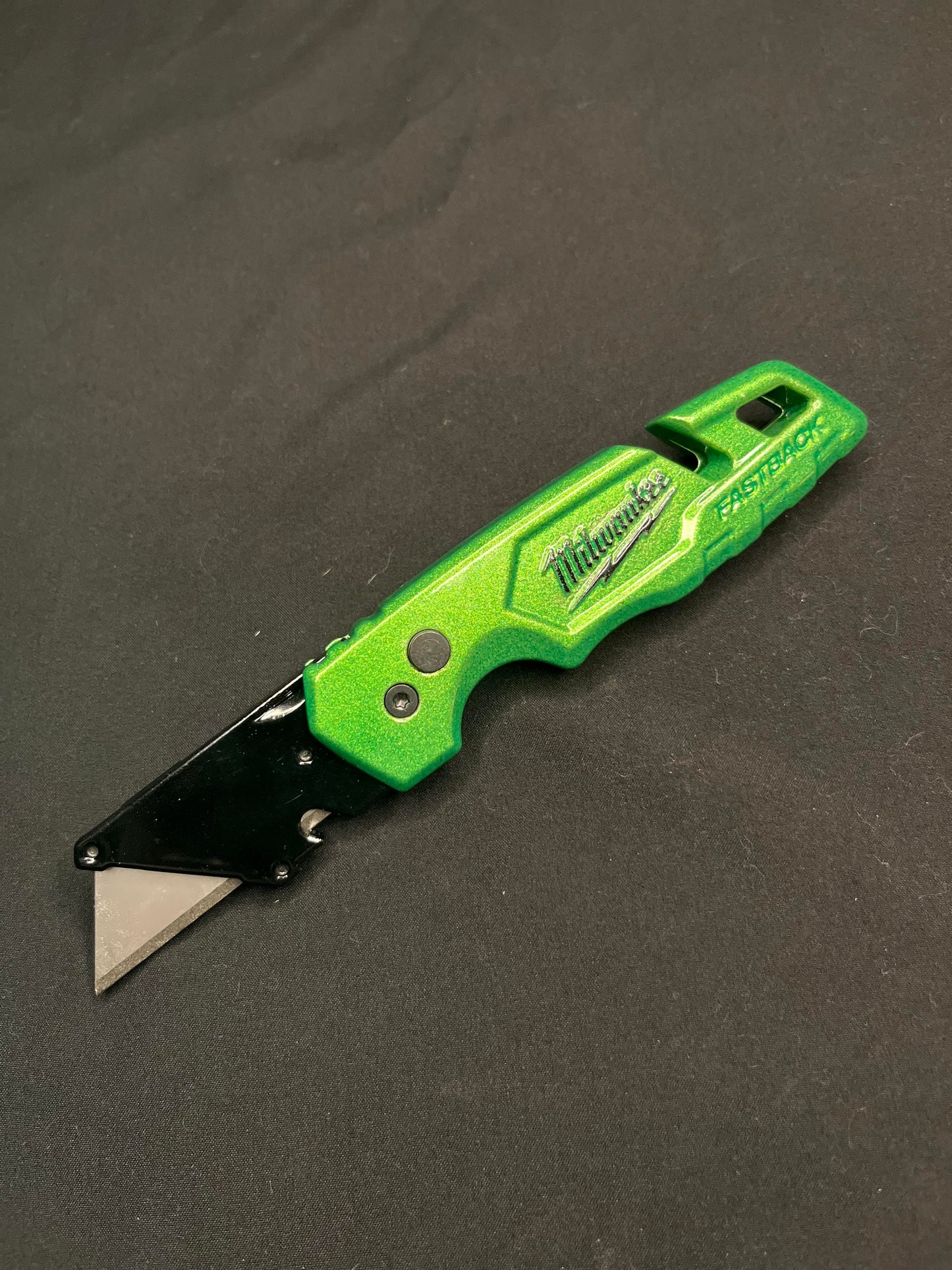 Powdercoated Utility Knife (Green/Black)